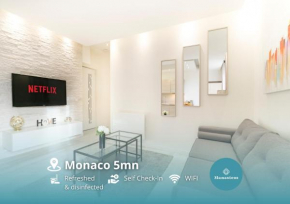 Portes de Monaco, 2 pièces rénové - AA